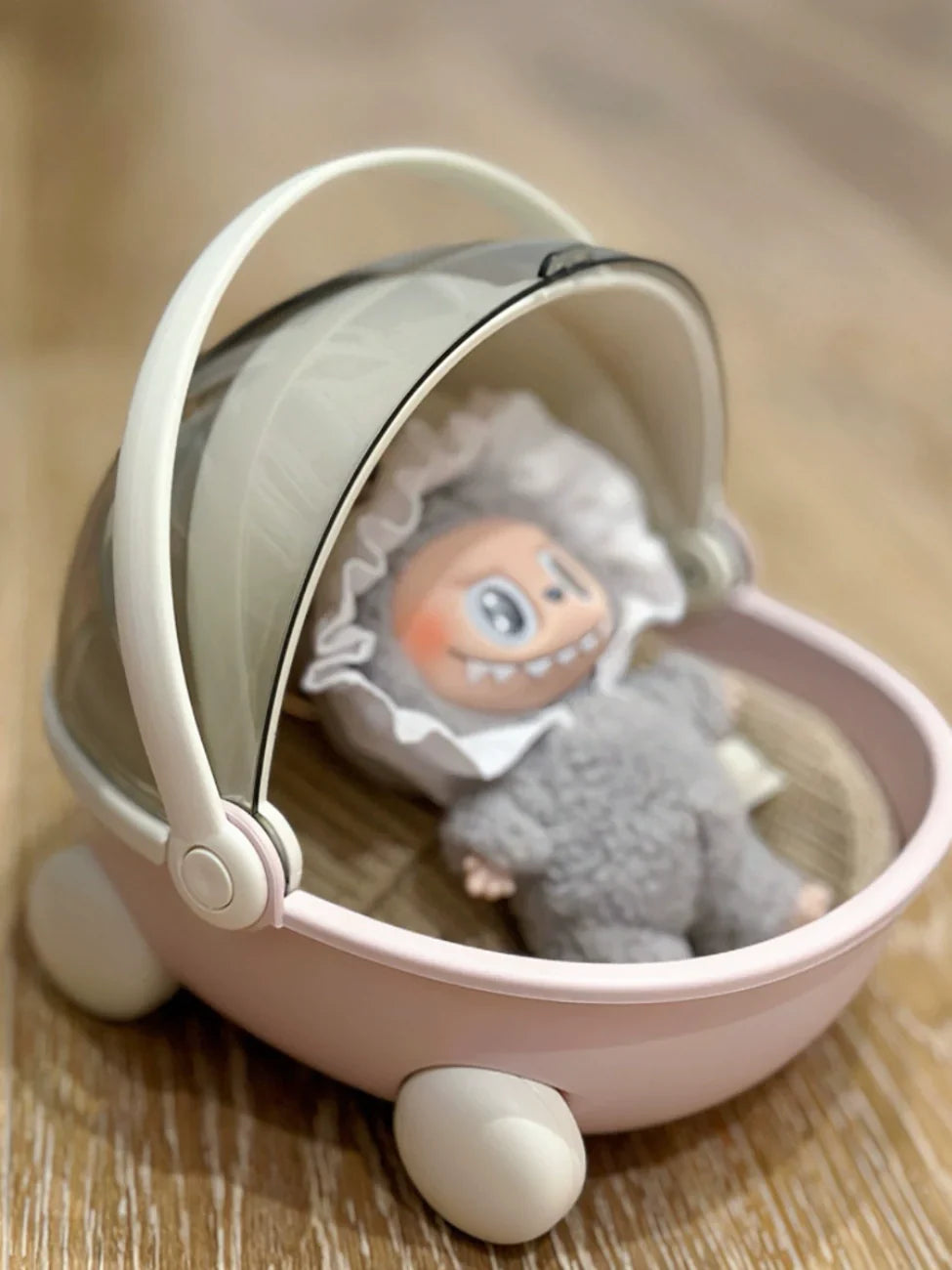 Labubu Laminated Cradle Car - BuBu Boxes