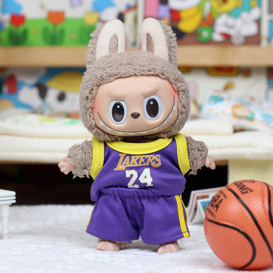 Lakers Basketball jersey for Labubu - BuBu Boxes