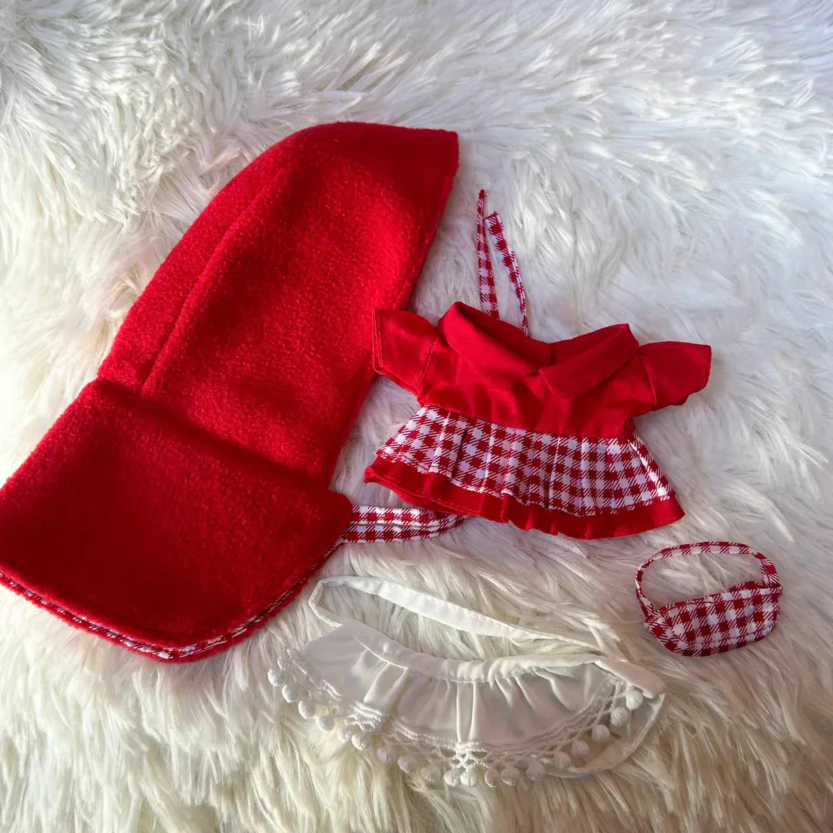 Labubu Little Red Dress Outfit - BuBu Boxes